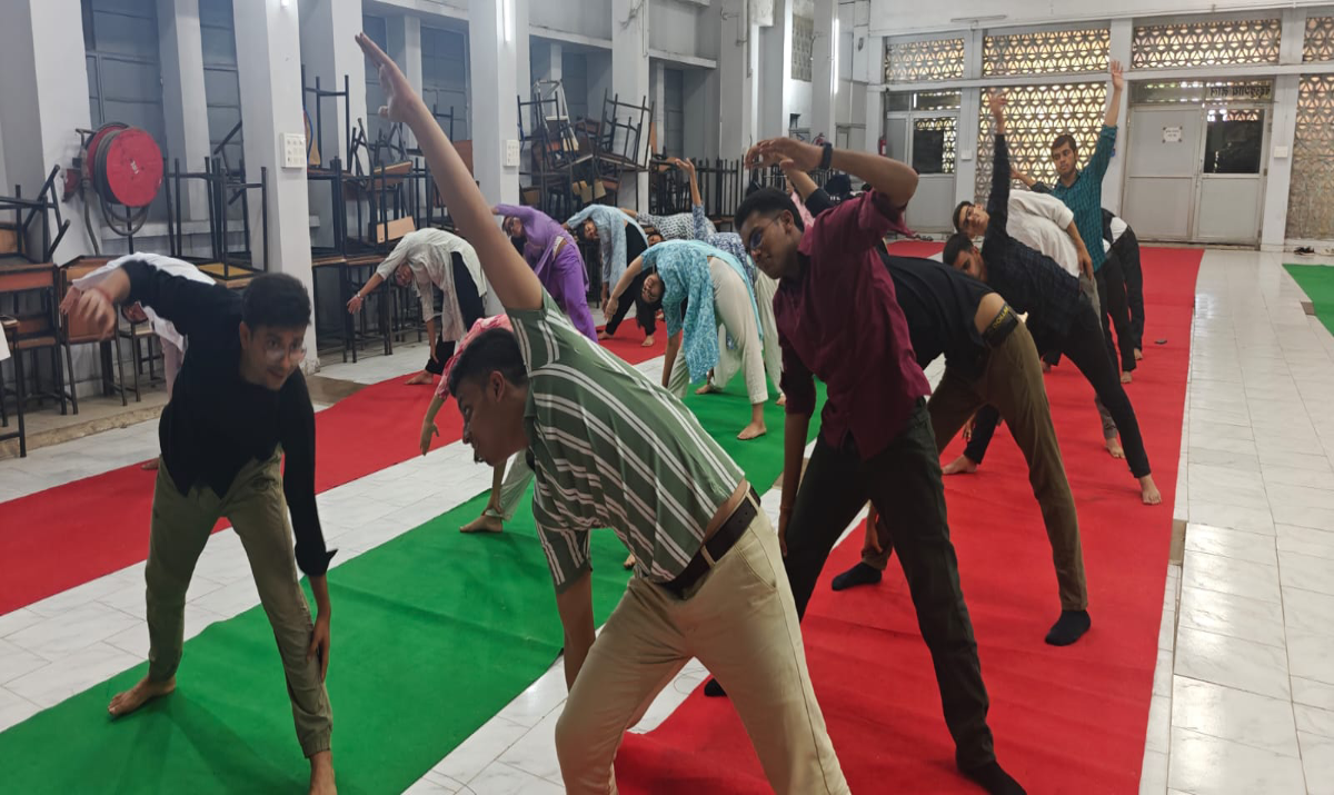 Yogis Shivir at LLRM Medical College Meerut