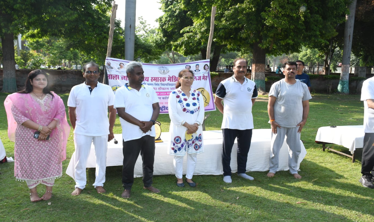 Yogis Shivir at LLRM Medical College Meerut