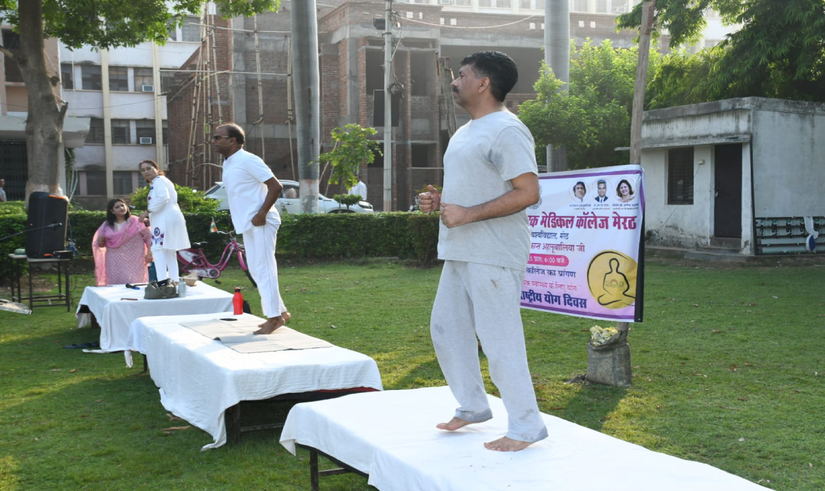 Yogis Shivir at LLRM Medical College Meerut